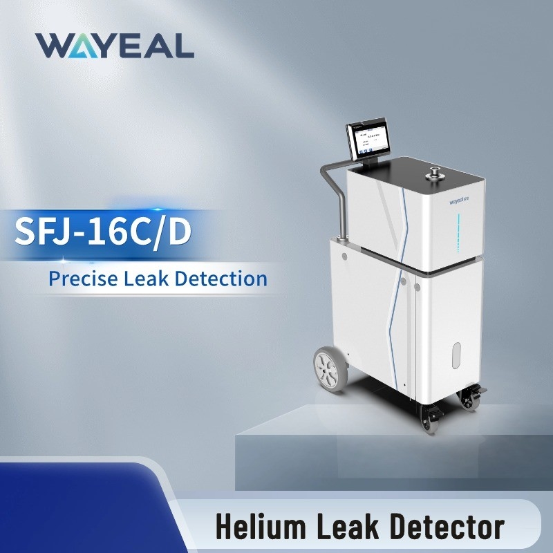 Wayeal SFJ-16C breed bereik Helium lek detector machine met sniffer en spuitpistool
