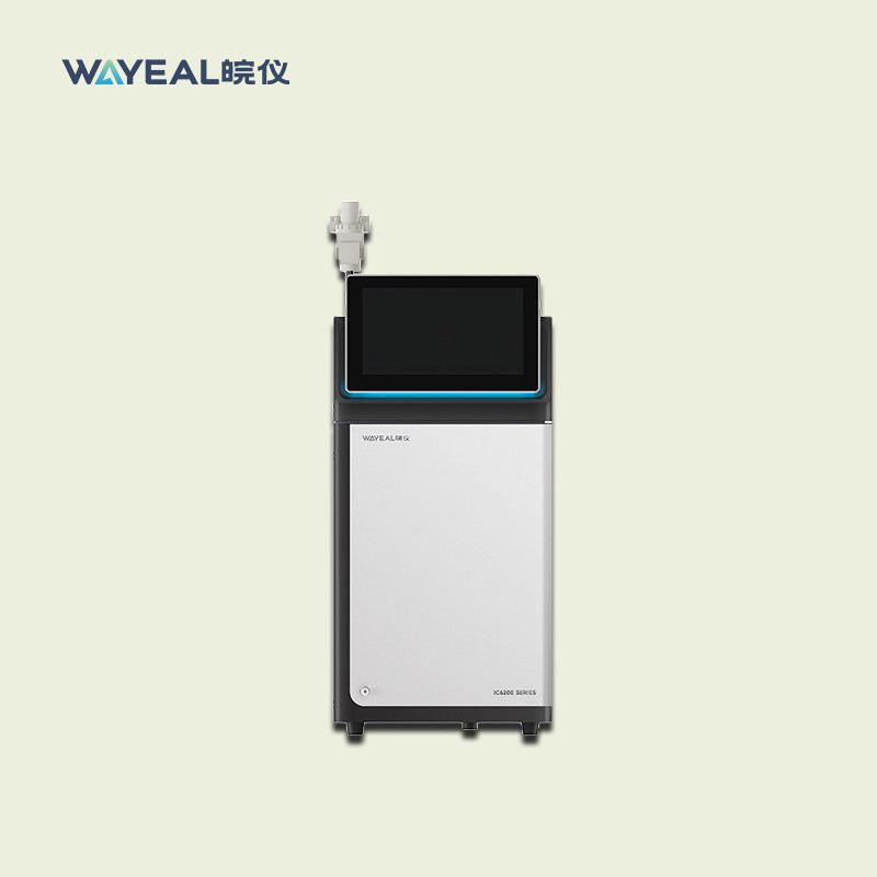 kwantitatieve herhaalbaarheid ≤ 0,004μS·cm-1/30min Ionchromatografie-instrument voor analyse bij 10-40°C