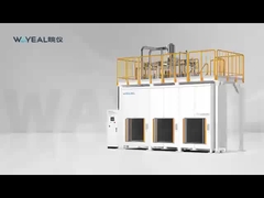 Vacuümkamer Heliumlekkadetector systeem